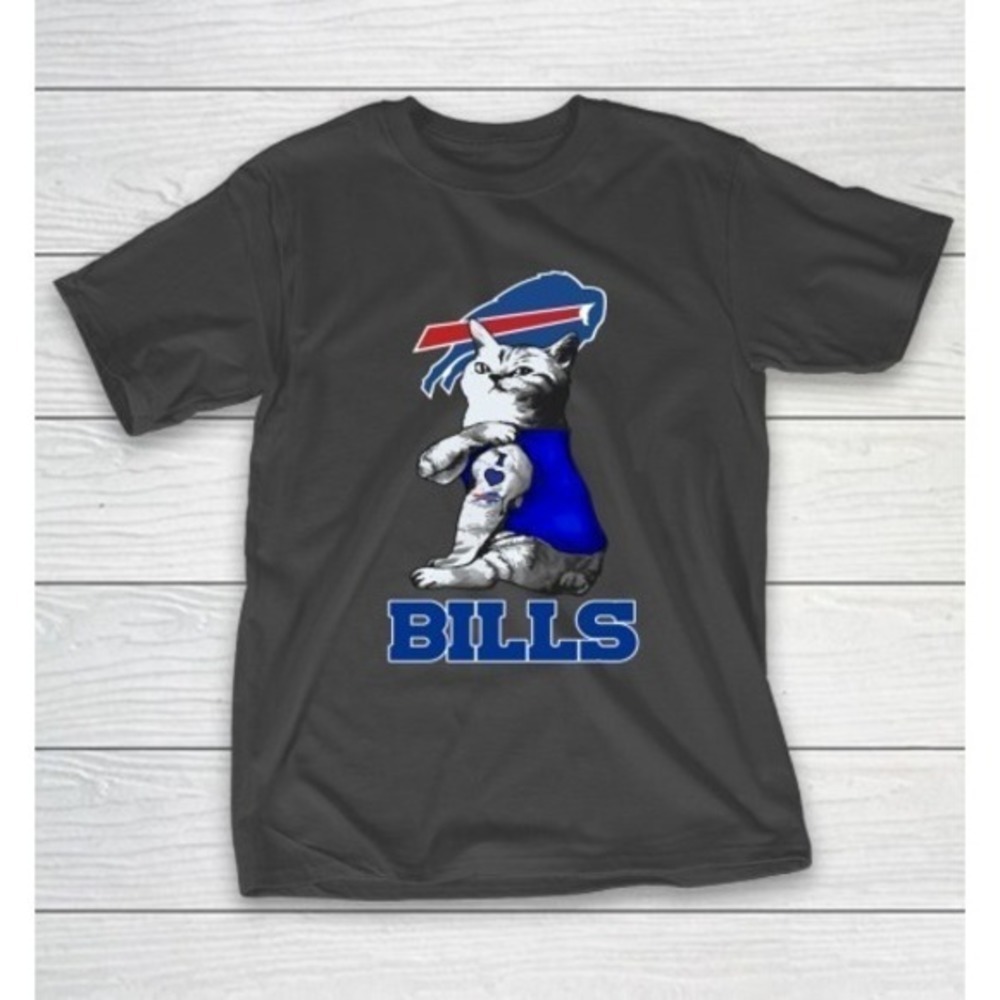 My Cat Loves Buffalo Bills Tshirt
